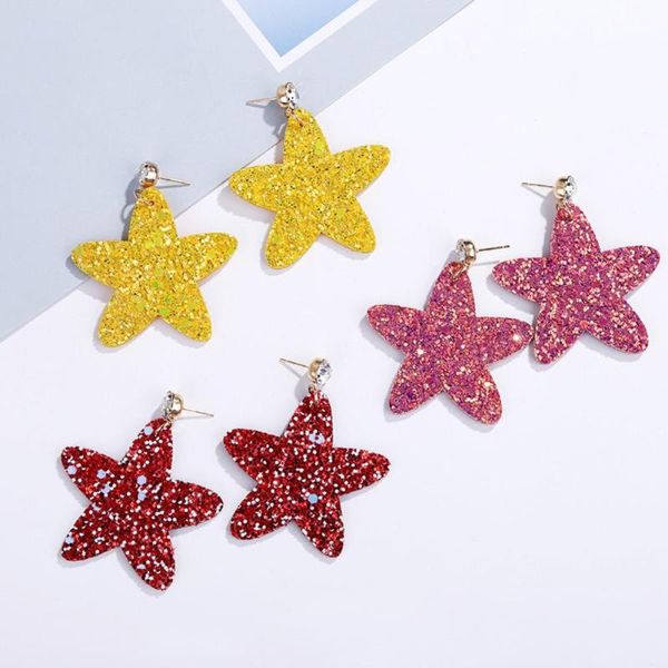 stud sweet sequins pentagram dangle ear earrings women jewelry birthday gift, Golden;silver
stud sweet sequins pentagram dangle ear earrings women jewelry birthday gift, Golden;silver
