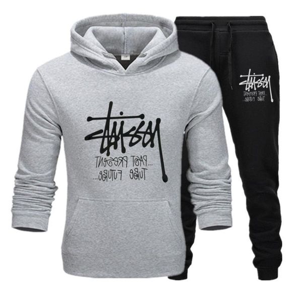 men's tracksuits 2021 fashion pullover suit sportswear autumn and winter hoodie jogging pants fitness leisure xl, Gray
men's tracksuits 2021 fashion pullover suit sportswear autumn and winter hoodie jogging pants fitness leisure xl, Gray
