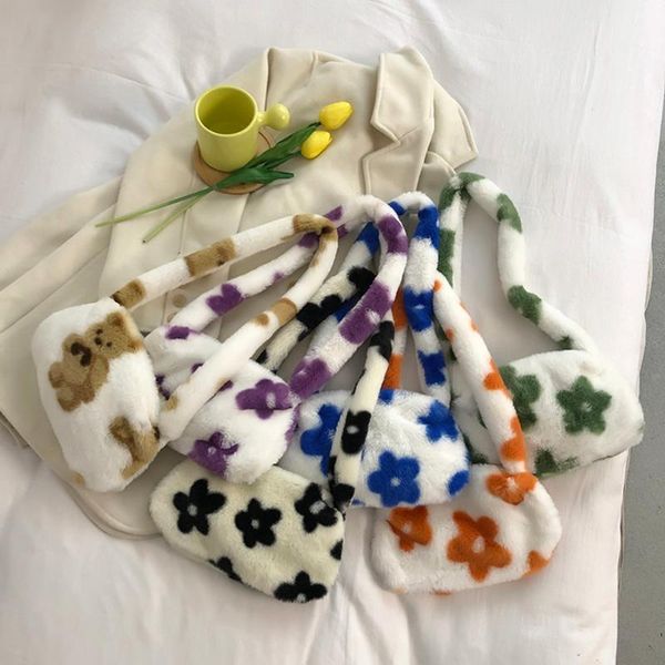 evening bags women shopping bag flower print plush shoulder ladies autumn winter large capacity tote handbags underarm purse
evening bags women shopping bag flower print plush shoulder ladies autumn winter large capacity tote handbags underarm purse