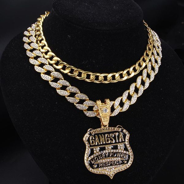 earrings & necklace hip hop gold medal 16" cuban chain bling glittered full iced out miami curb choker men rock jewelry set, Silver
earrings & necklace hip hop gold medal 16" cuban chain bling glittered full iced out miami curb choker men rock jewelry set, Silver