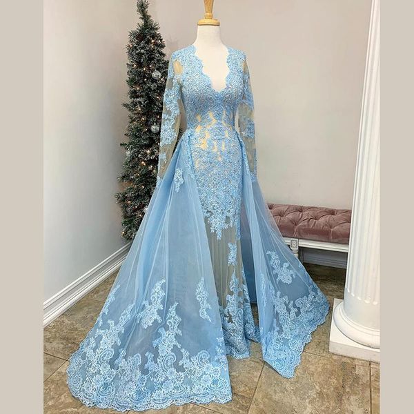 party dresses arabic formal long evening dubai v-neck sheer lace wedding guest women blue elegant prom tulle 2021, White;black
party dresses arabic formal long evening dubai v-neck sheer lace wedding guest women blue elegant prom tulle 2021, White;black