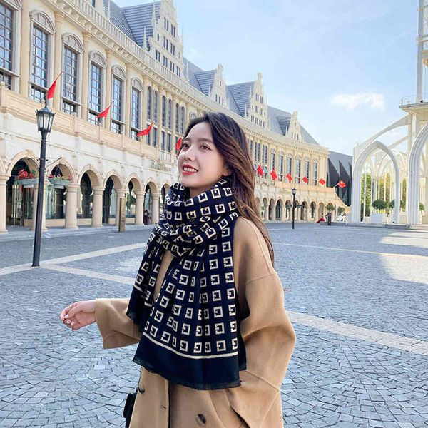 70% off design scarf autumn and thickened fashion scarf korean women's shawl couple warm bib, Blue;gray
70% off design scarf autumn and thickened fashion scarf korean women's shawl couple warm bib, Blue;gray