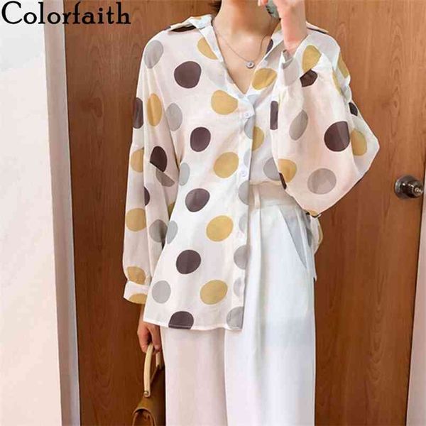 spring summer women's blouse chiffon dots single-breasted transparent lapel loose elegant casual bl6780 210427, White
spring summer women's blouse chiffon dots single-breasted transparent lapel loose elegant casual bl6780 210427, White
