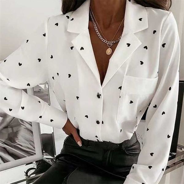 white women's shirt heart long sleeve turn down collar women spring office lady pocket casual shirts 210524
white women's shirt heart long sleeve turn down collar women spring office lady pocket casual shirts 210524