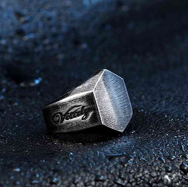designer rings retro punk black high polished polygon metal ring classic men's rock party biker jewelry, Golden;silver
designer rings retro punk black high polished polygon metal ring classic men's rock party biker jewelry, Golden;silver