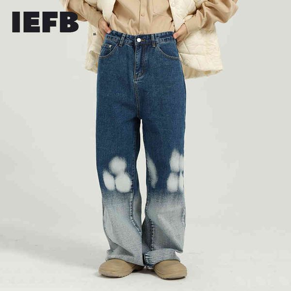 iefb men's wear spring denim casual pants tie dye gradient korean wide leg loose straight blue jeans for men streetwear 210524
iefb men's wear spring denim casual pants tie dye gradient korean wide leg loose straight blue jeans for men streetwear 210524