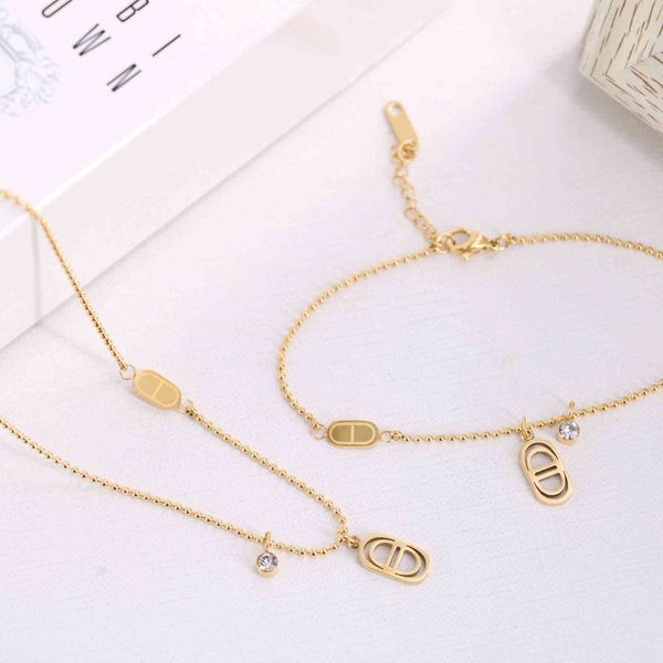 designer jewelry display titanium steel letter shape diamond round bead chain necklace bracelet matching simple exquisite commuter style, Silver
designer jewelry display titanium steel letter shape diamond round bead chain necklace bracelet matching simple exquisite commuter style, Silver