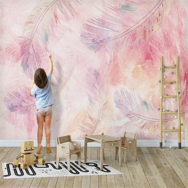 wallpapers mlofi custom 3d wallpaper mural pink feather children's fashion background wall decoration painting
wallpapers mlofi custom 3d wallpaper mural pink feather children's fashion background wall decoration painting