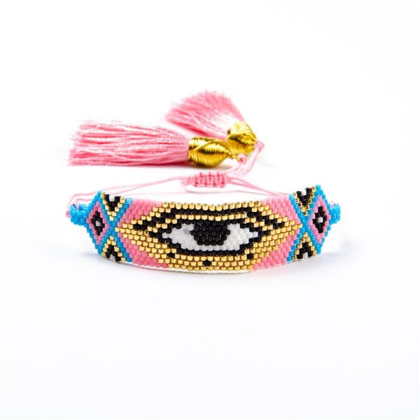 charm bracelets woven women evil eye bracelet handmade miyuki tassel colorful seed beads adjustable jewelry, Golden;silver
charm bracelets woven women evil eye bracelet handmade miyuki tassel colorful seed beads adjustable jewelry, Golden;silver