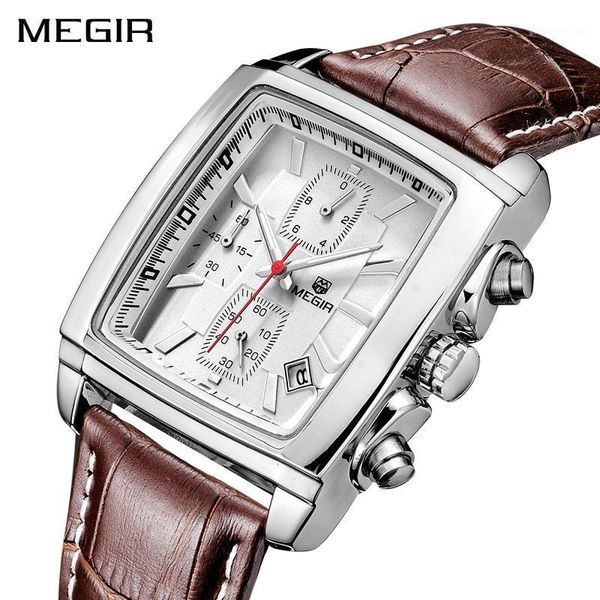 fashion casual men watch luxury military sports watches leather band waterproof quartz wristwatches male relogio masculino, Slivery;brown
fashion casual men watch luxury military sports watches leather band waterproof quartz wristwatches male relogio masculino, Slivery;brown