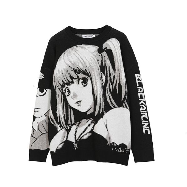 men's sweaters mens cartoon girl knitted loose o-neck streetwear winter hiphop casual vintage oversize couple pullovers zsq4, White;black
men's sweaters mens cartoon girl knitted loose o-neck streetwear winter hiphop casual vintage oversize couple pullovers zsq4, White;black