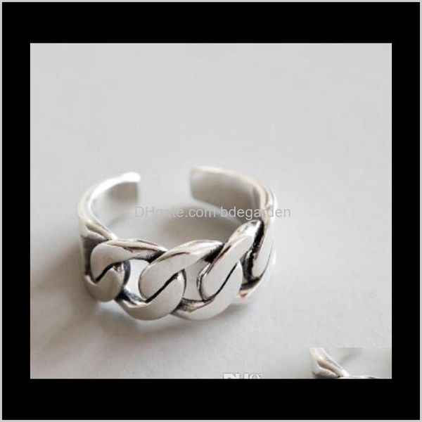 band jewelry drop delivery 2021 s925 sterling sier for men rough chain open rings fashion of e7xqt, Silver
band jewelry drop delivery 2021 s925 sterling sier for men rough chain open rings fashion of e7xqt, Silver
