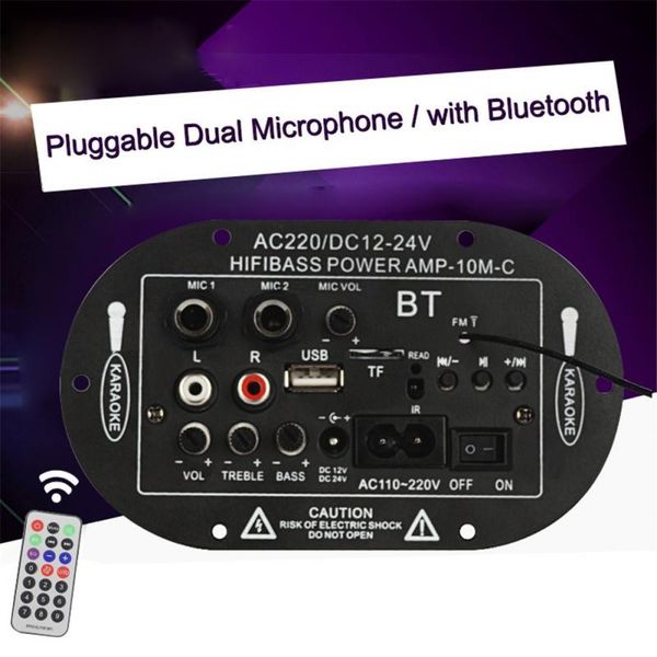 car audio 8 inch 10 three use sf-2mic power board speaker bluetooth amp 35w 12v / 24v 220v
car audio 8 inch 10 three use sf-2mic power board speaker bluetooth amp 35w 12v / 24v 220v