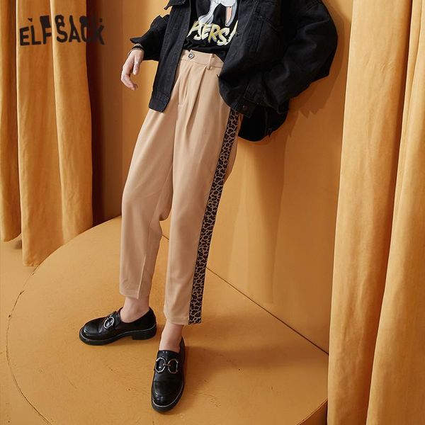 women's pants & capris elfsack khaki leopard print straight casual women trousers,2021 autumn elf vintage high waist korean ladies dail, Black;white
women's pants & capris elfsack khaki leopard print straight casual women trousers,2021 autumn elf vintage high waist korean ladies dail, Black;white