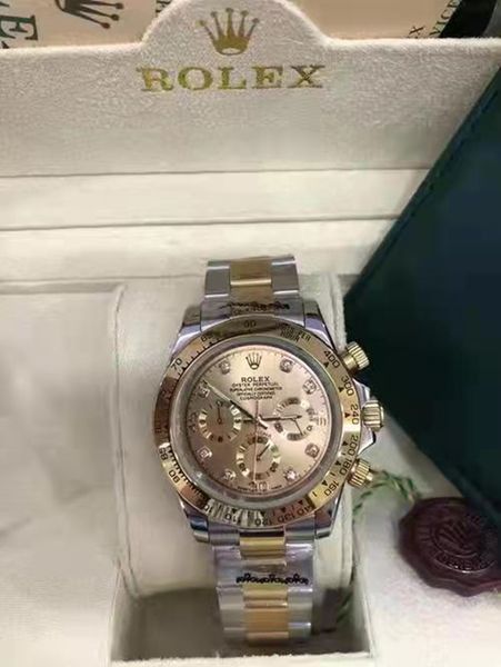 with original box wristwatches sapphire 40mm 116509 automatic mechanical mens men's watch watches no chronograph gold dial, Slivery;brown
with original box wristwatches sapphire 40mm 116509 automatic mechanical mens men's watch watches no chronograph gold dial, Slivery;brown