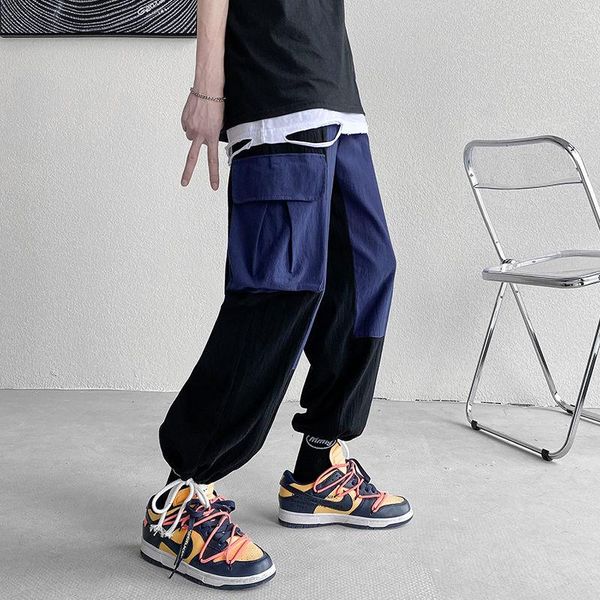 spring summer cotton linen broek men fashion pocket casual streetwear hip-hop right pipe cargo men's pants, Black
spring summer cotton linen broek men fashion pocket casual streetwear hip-hop right pipe cargo men's pants, Black