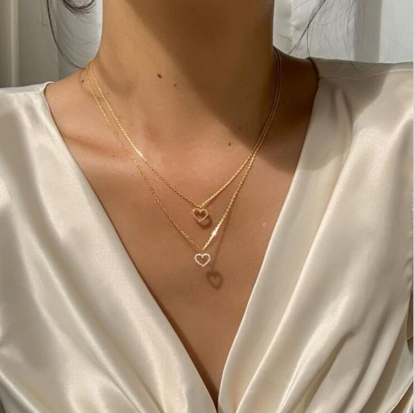 chokers fashion vintage hollow crystal pendant necklace female bohemian layered peach heart choker jewelry wholesale, Golden;silver
chokers fashion vintage hollow crystal pendant necklace female bohemian layered peach heart choker jewelry wholesale, Golden;silver