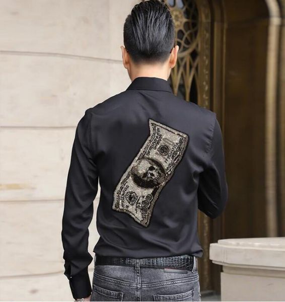men's casual shirts moda yong man brand male drill casual fashion men's shirts high-quality thin ship's gout fitting, White;black
men's casual shirts moda yong man brand male drill casual fashion men's shirts high-quality thin ship's gout fitting, White;black