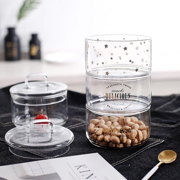 storage bottles & jars glass transparent salad bowl stackable tank heat-resistant with cover easy to clean grain jar household
storage bottles & jars glass transparent salad bowl stackable tank heat-resistant with cover easy to clean grain jar household