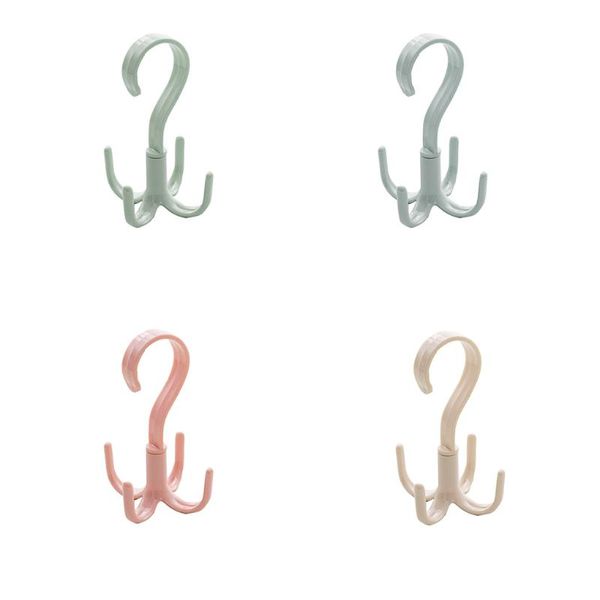 hangers & racks plastic rotating four-claw hook multi-function tie scarf hanger bag hanging shoe drying rack
hangers & racks plastic rotating four-claw hook multi-function tie scarf hanger bag hanging shoe drying rack