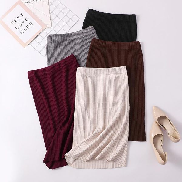 skirts yushu autumn winter women thick sweater skirt elastic high waist midi knitted solid color elegant warm, Black
skirts yushu autumn winter women thick sweater skirt elastic high waist midi knitted solid color elegant warm, Black