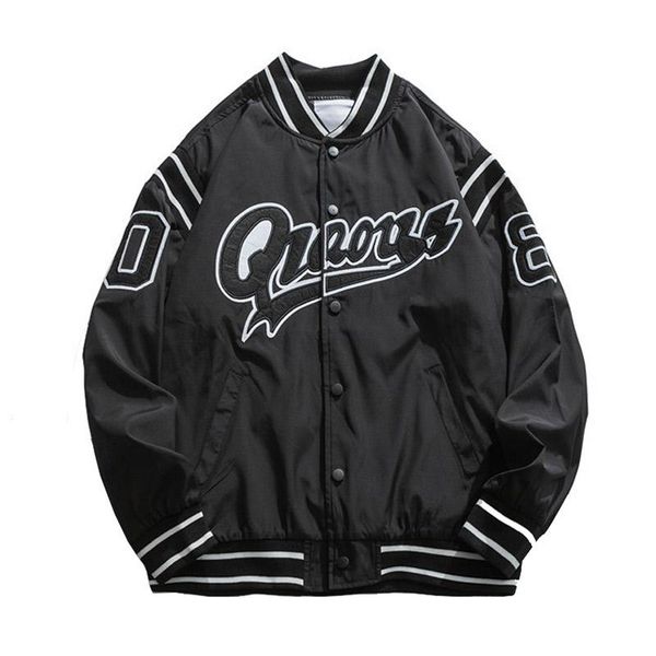 women's jackets 2021 spring&autumn embroidery baseball jacket coat men's couple bomber hip-hop street coats drop, Black;brown
women's jackets 2021 spring&autumn embroidery baseball jacket coat men's couple bomber hip-hop street coats drop, Black;brown