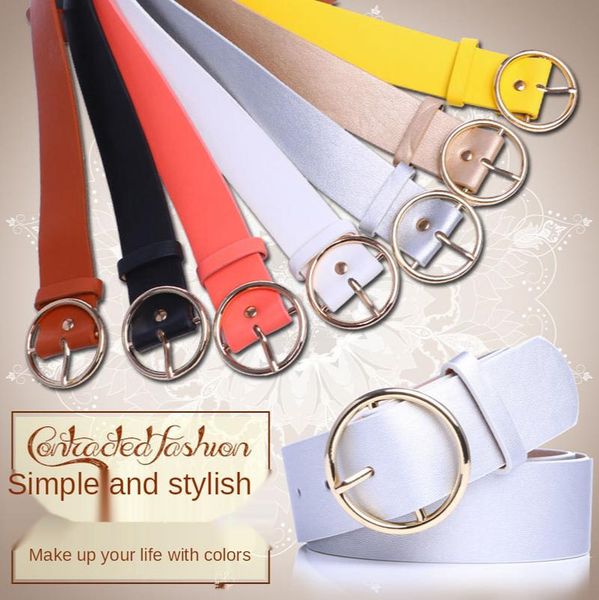 belts women round buckle belt female simple style multiple colors pu leather width harajuku retro pin girl, Black;brown
belts women round buckle belt female simple style multiple colors pu leather width harajuku retro pin girl, Black;brown