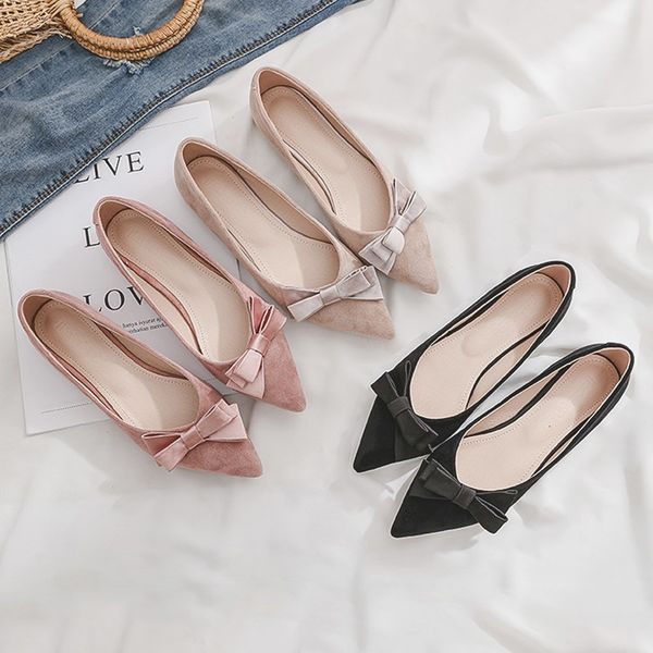 dress shoes 34-44 plus size ballet flats women pointed toe suede leather bowtie flat slip on loafers espadrilles silk bow mules m8ry, Black
dress shoes 34-44 plus size ballet flats women pointed toe suede leather bowtie flat slip on loafers espadrilles silk bow mules m8ry, Black
