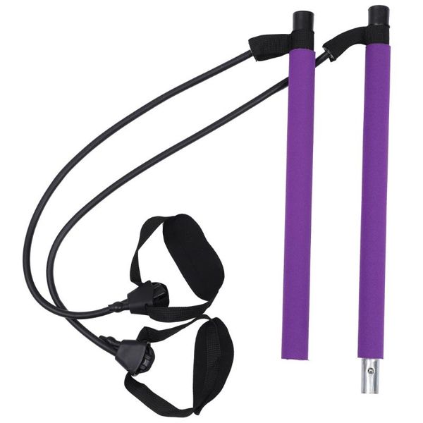resistance bands portable pilates bar length adjustable fitness equipment yoga (purple)
resistance bands portable pilates bar length adjustable fitness equipment yoga (purple)