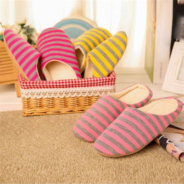 slippers winter woman's warm famles home indoor plush soft stripe anti-slip floor plus size bedroom shoes footwear pantuflas a40, Black
slippers winter woman's warm famles home indoor plush soft stripe anti-slip floor plus size bedroom shoes footwear pantuflas a40, Black