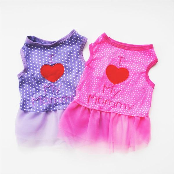 dog apparel spring embroidery clothes dress cotton cute princess small pet vest dresses "love mommy love daddy"letter puppy clothi
dog apparel spring embroidery clothes dress cotton cute princess small pet vest dresses "love mommy love daddy"letter puppy clothi