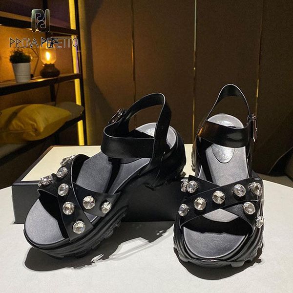 sandals rhinestone cross strap platform women's summer sports comfortable high-heeled roman daddy shoes, Black
sandals rhinestone cross strap platform women's summer sports comfortable high-heeled roman daddy shoes, Black