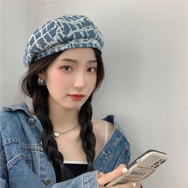 berets foux beret hats women casual autumn four seasons plaid adjustable rope design painter sboy caps brimless retro korea style, Blue;gray
berets foux beret hats women casual autumn four seasons plaid adjustable rope design painter sboy caps brimless retro korea style, Blue;gray
