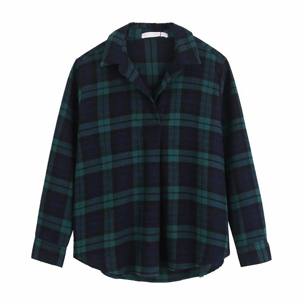 women's knits & tees streetwear women solid cotton plaid shirts fashion ladies turn down collar elegant female chic button lo, White
women's knits & tees streetwear women solid cotton plaid shirts fashion ladies turn down collar elegant female chic button lo, White