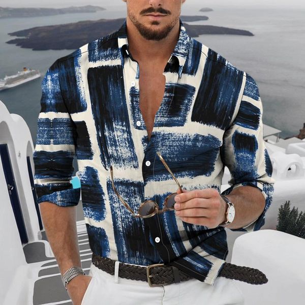 men's casual shirts 2021 fall long shirt single-breasted button lapel 3d est daily fashion young stripes squares deformation theme, White;black
men's casual shirts 2021 fall long shirt single-breasted button lapel 3d est daily fashion young stripes squares deformation theme, White;black