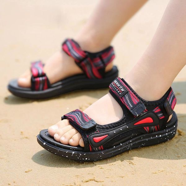 spring summer brand kids boys girls beach breathable flat sandals pu leather children outdoor shoes size 28-40 c0308, Black;red
spring summer brand kids boys girls beach breathable flat sandals pu leather children outdoor shoes size 28-40 c0308, Black;red