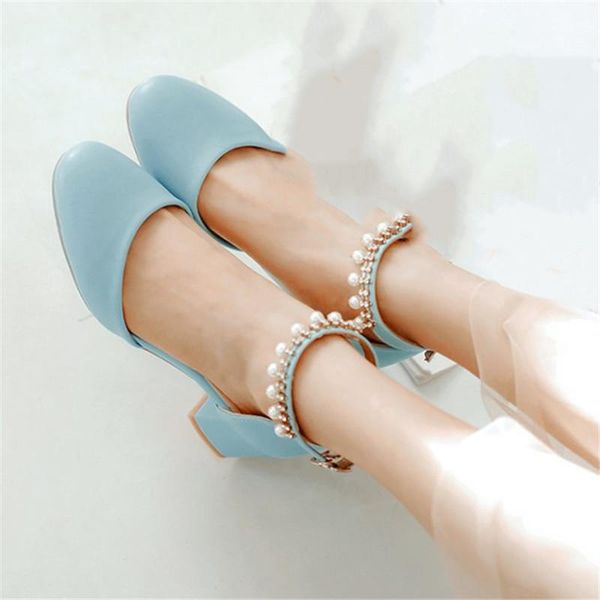 grace white wedding sandals women string beads round toe block chunky med heels party dress lady shoes bride pink blue, Black
grace white wedding sandals women string beads round toe block chunky med heels party dress lady shoes bride pink blue, Black