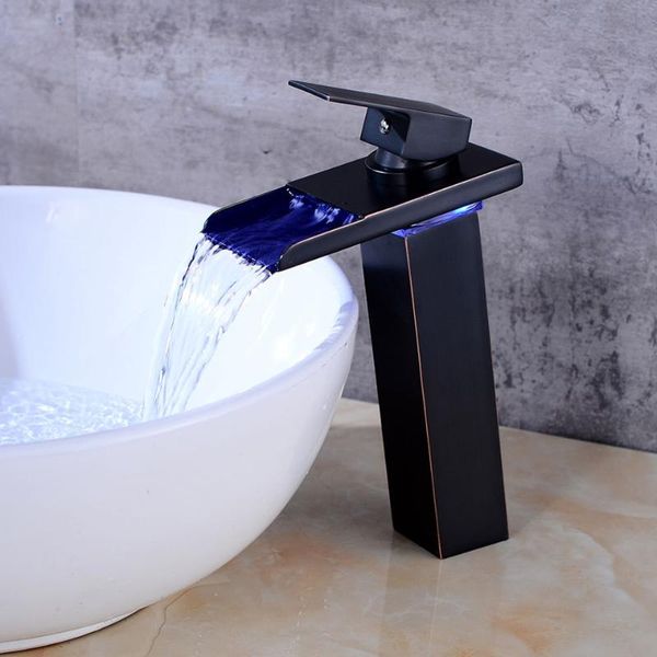 bathroom led waterfall faucet brass and cold european american retro creativ with light glowing above counter basin tap sink faucets
bathroom led waterfall faucet brass and cold european american retro creativ with light glowing above counter basin tap sink faucets