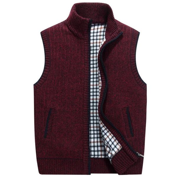 men's vests men autumn winter thicken warm cashmere cardigan vest casual knit sweater coat sleeveless jacket waistcoat sweaters, Black;white
men's vests men autumn winter thicken warm cashmere cardigan vest casual knit sweater coat sleeveless jacket waistcoat sweaters, Black;white