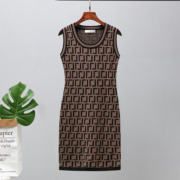party dresses brown new style letter knit slim slimming printed knitted ladies sleeveless dress vest women, White;black
party dresses brown new style letter knit slim slimming printed knitted ladies sleeveless dress vest women, White;black