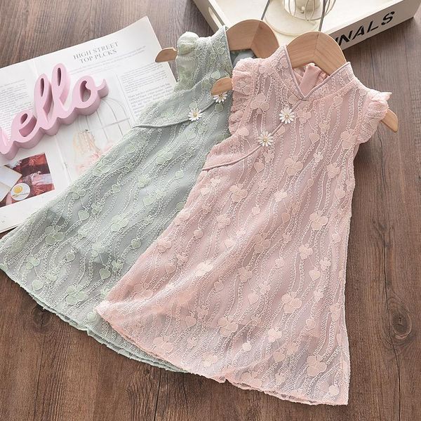 sleeveless baby girls dress princess kids embroidered cheongsam lace dresses girl's, Red;yellow
sleeveless baby girls dress princess kids embroidered cheongsam lace dresses girl's, Red;yellow