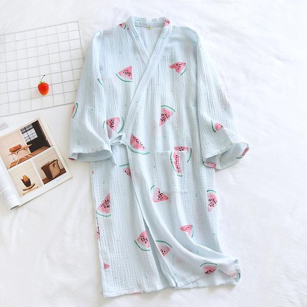 women's sleepwear japanese pajamas summer thin kimono robes cotton double-layer crepe home clothes long robe tricolor bathrobe sleep, Black;red
women's sleepwear japanese pajamas summer thin kimono robes cotton double-layer crepe home clothes long robe tricolor bathrobe sleep, Black;red