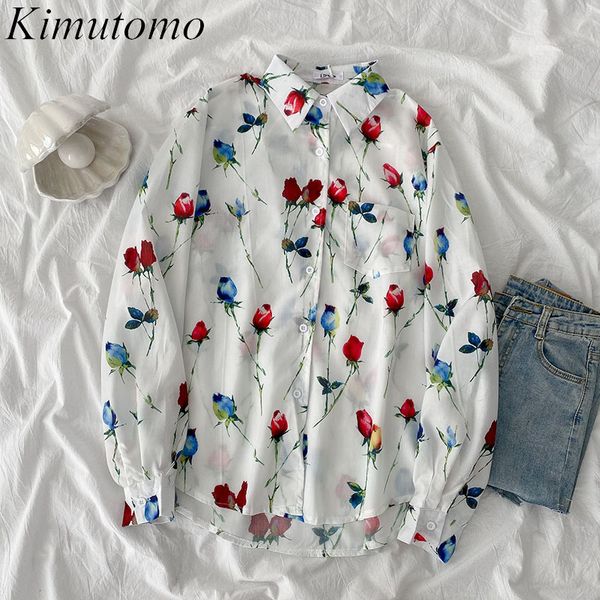 kimutomo floral printing blouse women spring korean style casual fashion female turn-down collar long sleeve 210521, White
kimutomo floral printing blouse women spring korean style casual fashion female turn-down collar long sleeve 210521, White