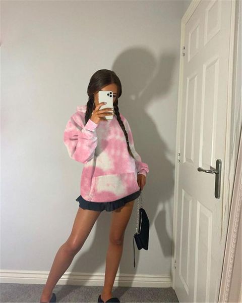 women's hoodies & sweatshirts tmustobe plus velvet winter tie dye sweatshirt women casual long sleeve thicken hooded streetwear 2021 h, Black
women's hoodies & sweatshirts tmustobe plus velvet winter tie dye sweatshirt women casual long sleeve thicken hooded streetwear 2021 h, Black