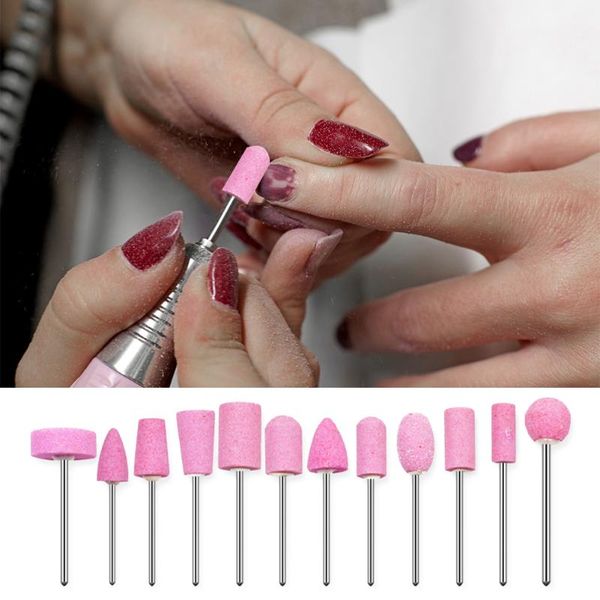 nail art equipment 12pcs polish head set grinding for electric manicure machine drill bits accessories, Silver
nail art equipment 12pcs polish head set grinding for electric manicure machine drill bits accessories, Silver