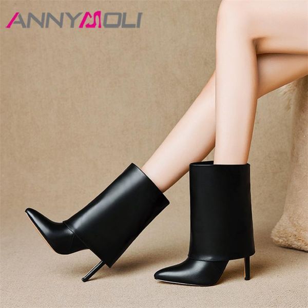 boots annymoli mid calf women extreme high heel shoes pointed toe stiletto female autumn winter black size 43
boots annymoli mid calf women extreme high heel shoes pointed toe stiletto female autumn winter black size 43