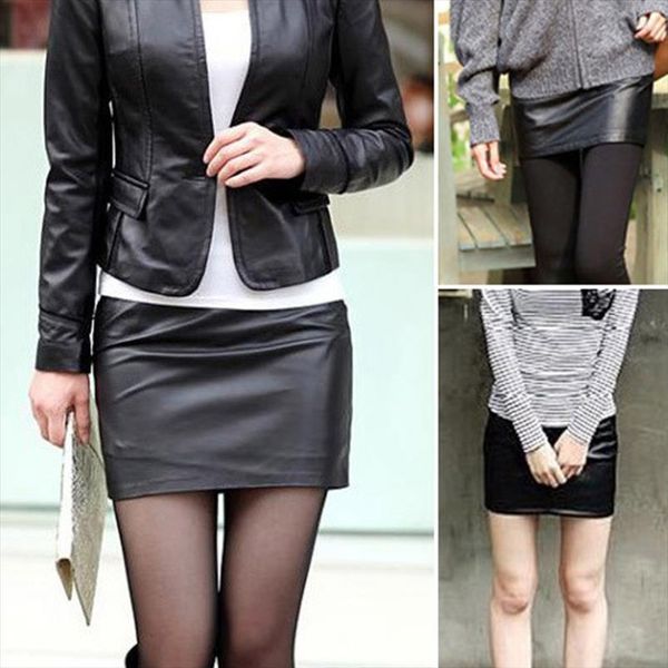 black summer matte bodycon faux leather womens skirts thin slim elastic waist pencil 
black summer matte bodycon faux leather womens skirts thin slim elastic waist pencil