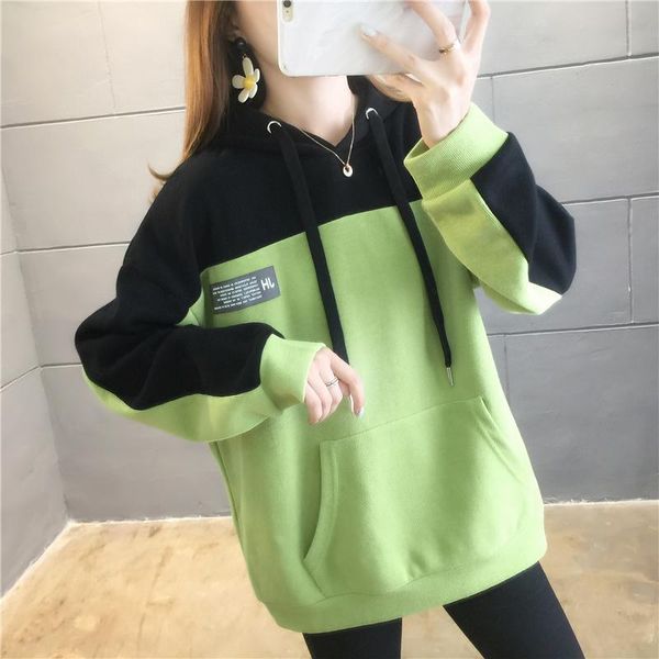spring and autumn ladies plus size hoodie sweatshirt letter embroidery loose casual splice commuter women slim pullover women's t-shirt, White
spring and autumn ladies plus size hoodie sweatshirt letter embroidery loose casual splice commuter women slim pullover women's t-shirt, White