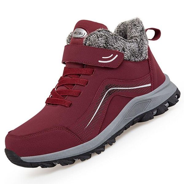 boots plush warm winter ladies shoes lace up women sneakers non-slip outdoor snow waterproof platform woman ankle, Black
boots plush warm winter ladies shoes lace up women sneakers non-slip outdoor snow waterproof platform woman ankle, Black