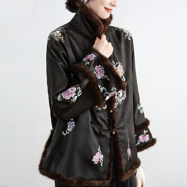 ethnic clothing china style traditional black cotton jacket printing hanfu women chinese tang suit female vintage national clothes coat, Red
ethnic clothing china style traditional black cotton jacket printing hanfu women chinese tang suit female vintage national clothes coat, Red